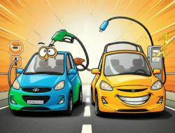 Mobil hybrid vs listrik