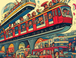 Perkembangan sistem transportasi umum di kota-kota besar