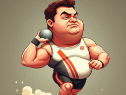 Teknik optimalisasi lemparan dalam olahraga atletik lontar peluru