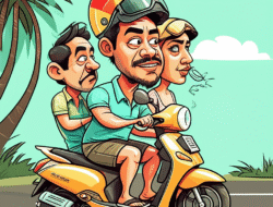 Tips Aman Naik Motor Saat Cuaca Panas Ekstrem