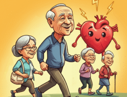 Dampak olahraga jalan kaki teratur terhadap kesehatan jantung lansia